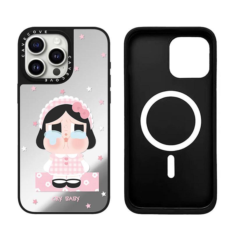Crying Baby Wave MagSafe Case for Apple 16 Pro Max, 15 Pro, 14 - Trendy & Cute