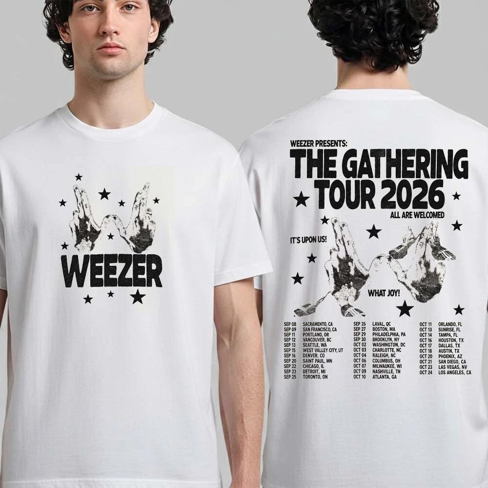 Weezer The Gathering Tour 2026 Merch T-Shirt Reprint