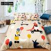 Пододеяльник Кенгуру Полиэстер Бохо Черепаха Рыба Красочный Тай-Дай Покрывало Пейсли Животная Тема Комплект Постельного Белья Размер Квин Кинг