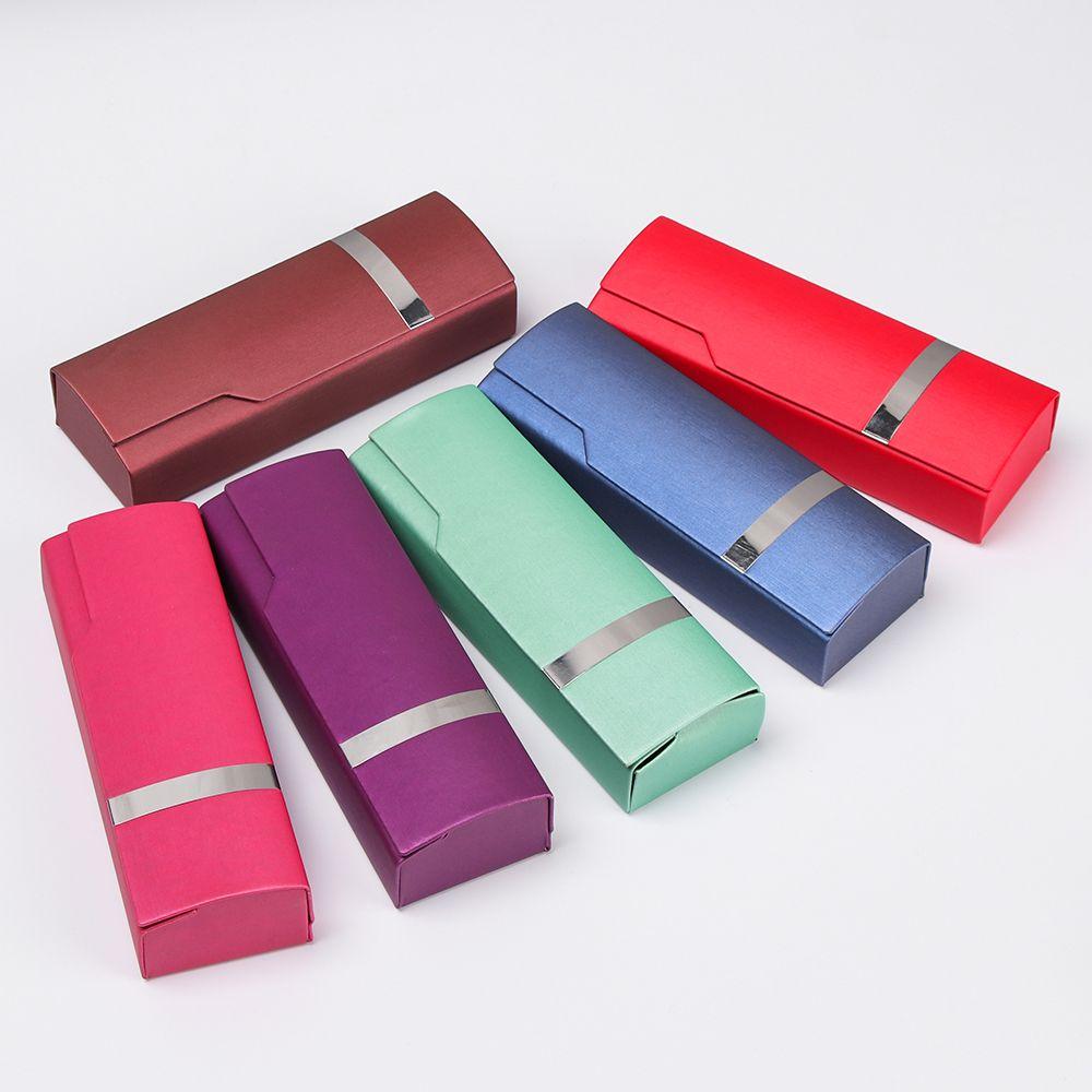 Women High-grade Steel Ribbon Glasses Box Eyewear Protector Reading Eyewear Case Myopia Glasses Box