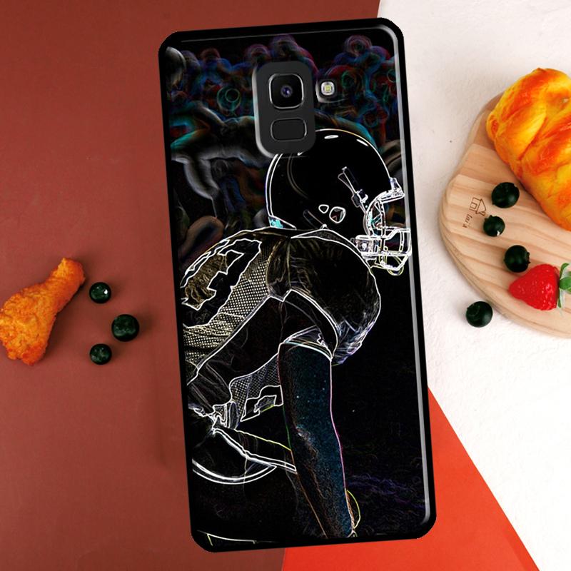 American football player sport Case For Samsung Galaxy M55 M35 M15 M56 M36 M16 M54 M14 M34 M31 M11 M13 M53 M12 M32 M52 M06