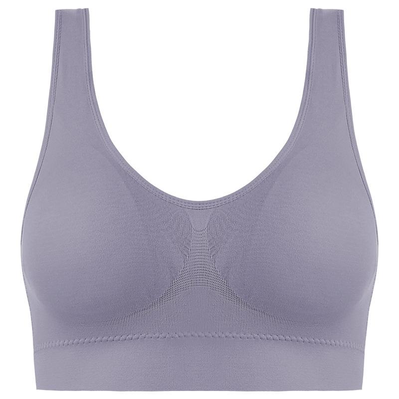 Women Sport Yoga Bras Plus Size Seamless Brassiere Breathable Wire Free Bralette Underwear Comfortable Active Removeable Padded