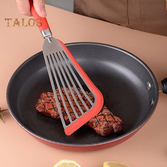 Кухонная лопатка, 2 шт., легко чистится, удобная ручка, нескользящие силиконовые лопатки для рыбы, кухонная посуда, кухонные принадлежности