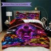 Fnaf Nightmare Animatronics Horror Print Threepiece Set Without Core 1 Duvet Cover 2 Pillowcase Without Core Bedding Set