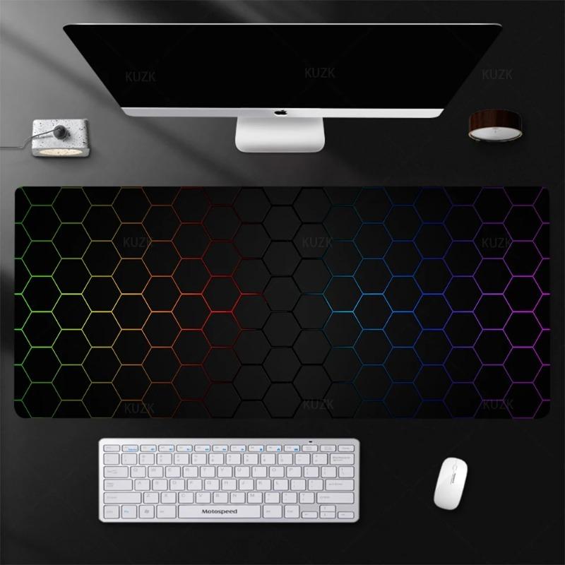 Gaming Mouse Pad Gamer Desk Mat Large Area Keyboard Pad Mousepad Carpet Laptop Computer E-Sports Modern Table Surface Mause Pad