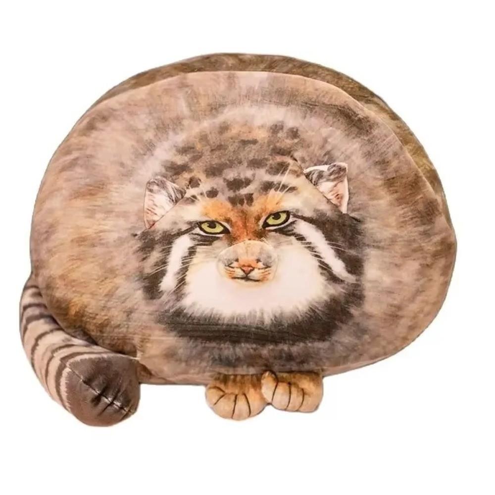 Super Soft Cat Plush Toy Lifelike Simulation Cat Pillow Kawaii Pallas Cat Toy Children Gifts