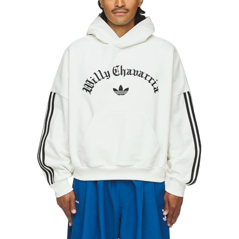 adidas Худи мерч X Willy Chavarria Молочно-белый Унисекс Топы JW1445