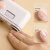 Электрическая машинка для стрижки ногтей, 2-скоростная стрижка и шлифовка ногтей, автоматическая машинка для стрижки ногтей 2-в-1, регулируемый триммер для ногтей