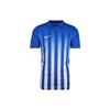 Retro Quick-Dry Striped Short Sleeve Soccer Jersey Men Jerseys Blue 743361-463
