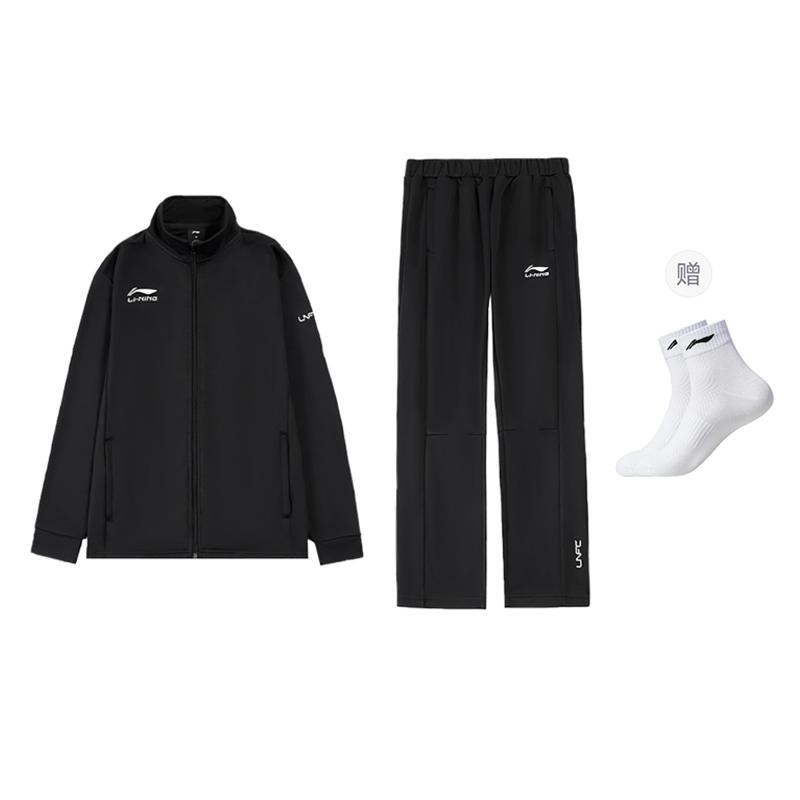 Li Ning Повседневная спортивная одежда Унисекс Черный YWET005-2