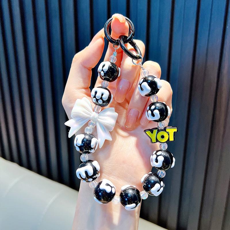 Подвеска для телефона и брелок с бантом из бисера: Подарочные аксессуары для мобильных телефонов, рюкзаков и автомобилей