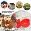 6/12pcs Chicken Water Dispenser Hanging Automatic Poultry Drinking Water Bowl Plastic for Farm Animal Feeding Supplies