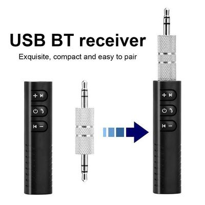 Беспроводной Bluetooth 5.0 приемник адаптер 3,5 мм разъем для автомобильной музыки аудио Aux A2dp наушники приемник громкой связи