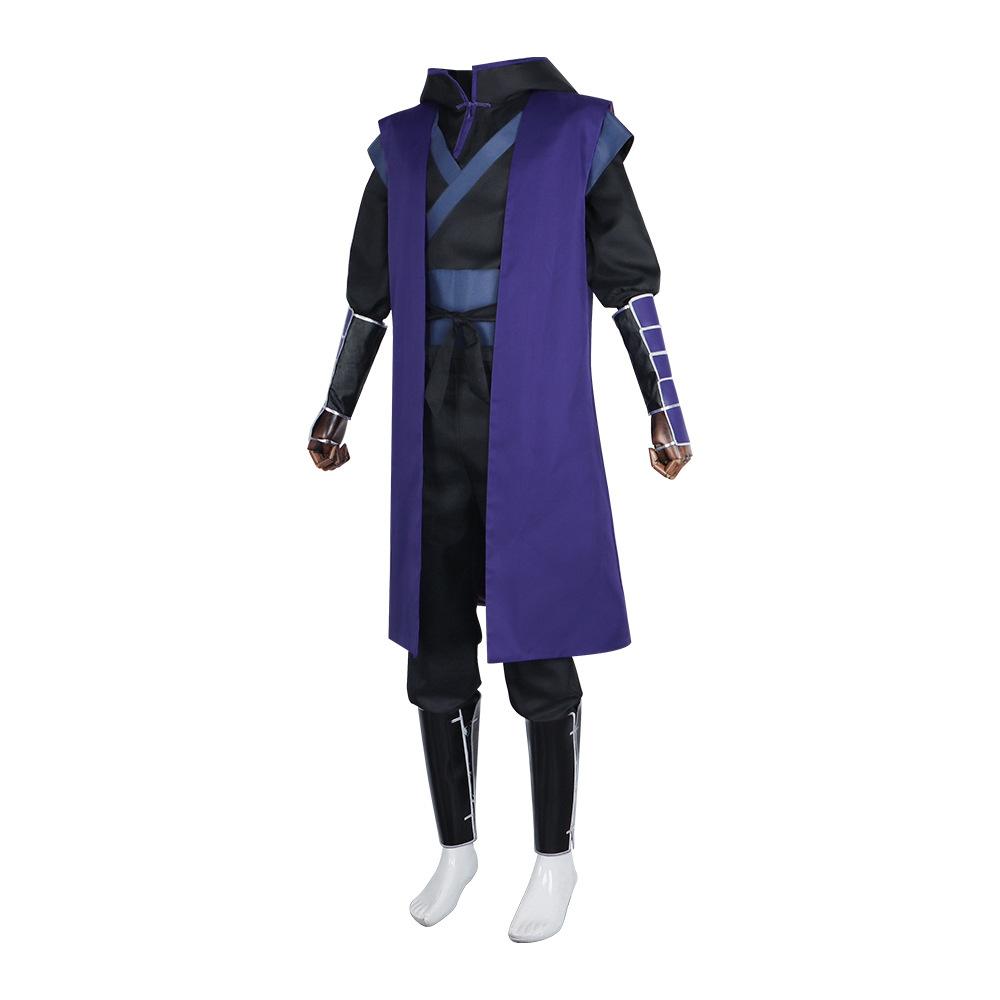 Qi Shadow Assassin Cosplay Performance Set, Scissor Seven Anime Game Full Role Play Outfit