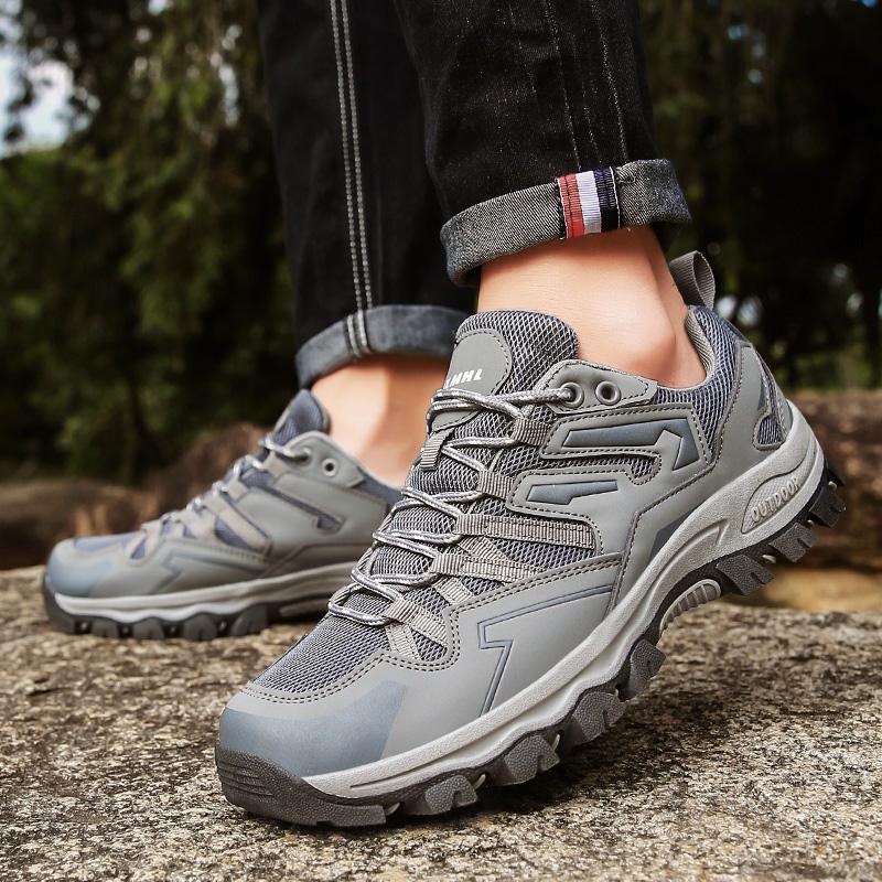 Men Hiking Shoes Mountain Desert Climbing Shoes Fashion Classic Sneaker Lace Up Outdoor Shoes Trekking Footwear For Couple 36-46