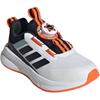 Adidas FORTARUN 4.0 Abrasion Resistant Low Top Kids' Running Shoes White Black Kids' Sneakers HP3585