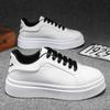 2025 New Autumn Spring and Autumn McQueen Low-top Little White Shoes Men's Trendy Shoes Casual Board Shoes Trendy Brand High-end European Station