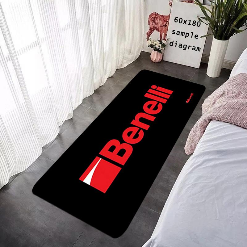 Коврик для пола Benelli Коврик для двери Нескользящий коврик для ног для прихожей Кухонный ковер Спальня Прикроватные коврики Багажник автомобиля Домашний декор