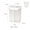 3L Cereal Dispenser Four-Compartment Sealed Container Moisture-Proof Stacked Snack Coffee Grain Storage Box Organizer Kitchen
