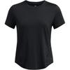 Soft Comfortable Crew Neck Short Sleeve Regular T-Shirt Women Tops Black 1386400-001