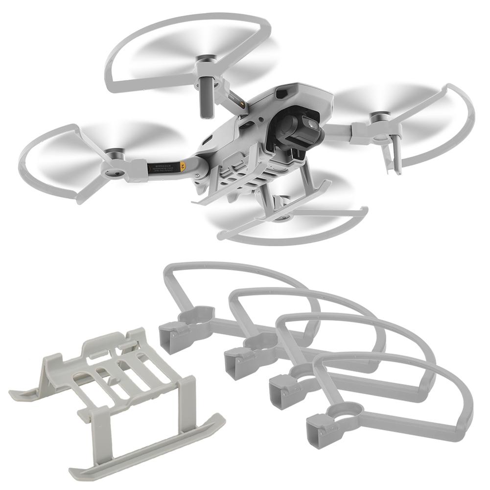 RC Extended Height Stand Propeller Protection Ring Set Fit for DJI Mavic Mini(Grey )