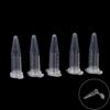 50X0.5Ml лабораторная прозрачная микропластиковая пробирка для центрифуги с защелкивающейся крышкой, контейнер Ab,