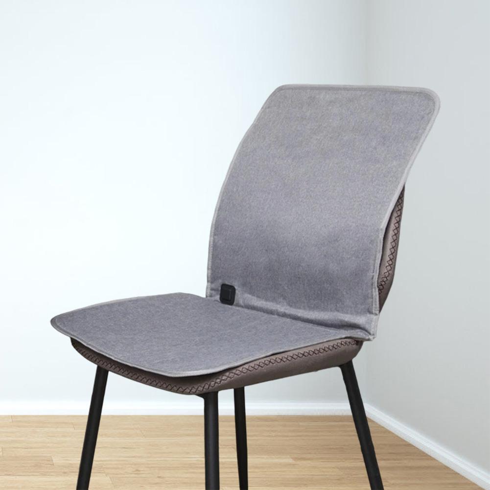 12В USB Подушка с подогревом для автомобильного сиденья с противоскользящим дизайном, три температурных режима для целенаправленного тепла для спины и бедер