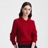 PARO 2025 Autumn/Winter 100% Cashmere Cable Knit Polo Sweater