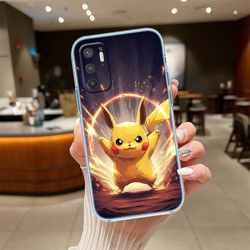 POKEMON Мультяшный чехол для телефона Motorola G14 G15 G24 G30 G31 G32 G34 G41 G42 G51 G52 G50 G60S G60 G62 G72 G71 G73 G84 G85 G200 E32