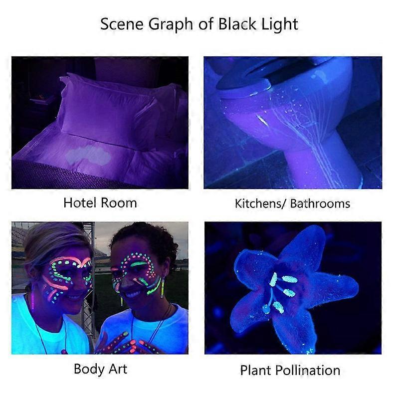 UV Flashlight Purple Light ,51 Purple Light LED Pet Urine Detector for Dog/Cat Urine, Matching Pet Odor Eliminator