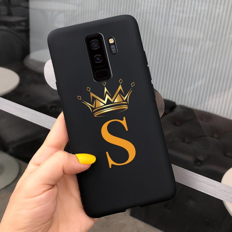 For Samsung Galaxy S9 Plus Case Stylish Couple Letters Cover Soft Silicone Phone Case For Samsung S9 S9+ Back Cover Matte Bumper