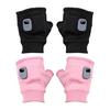 Heated Fingerless Smart Heating Gloves 3 Heat Modes Digital Display Gloves Water-Resistant Windproof