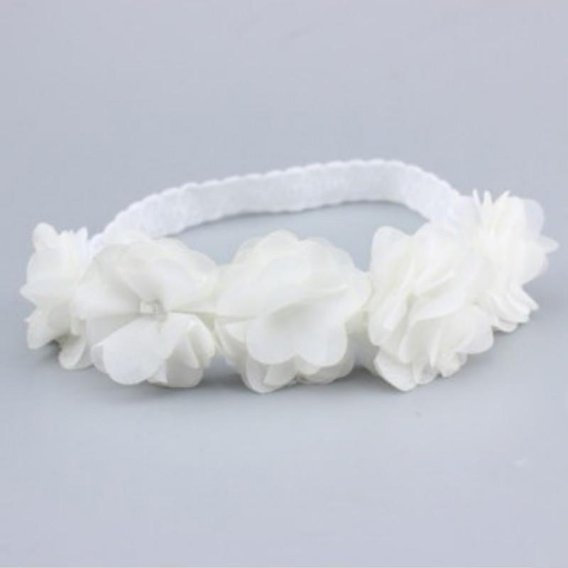 New Baby Flower Headband Ribbon Hair Bands Handmade DIY Headwear Hair Accessories