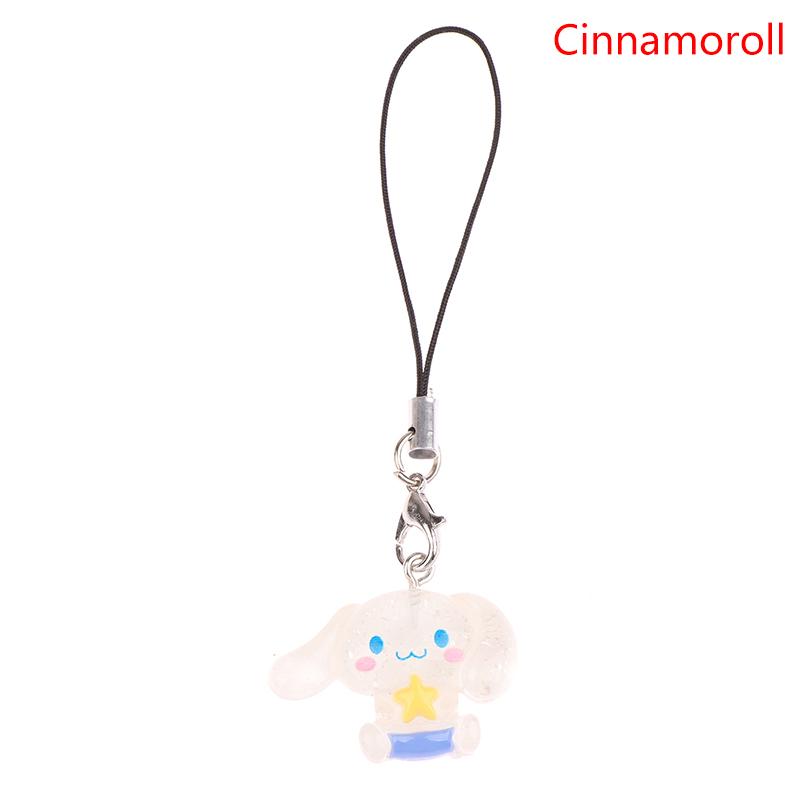 Подвеска для телефона Sanrio Melody Cinnamoroll Брелок-шнурок Kuromi Сумка-подвеска Hello Kitty Подвесное украшение на веревке