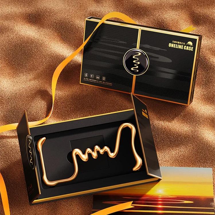 Роскошный безрамный металлический 3D чехол для телефона iPhone 14 15 16Pro Max 16Plus 15Pro алюминиевый сплав Track Shell Air Bag противоударный чехол