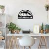 Gone Fishing Metal Wall Sign – Indoor/Outdoor Trout & Bass Design Stylish Wall Décor, and Decorative Wall Sticker
