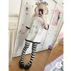 Y2k Harajuku Patchwork T-Shirts Women Japanese Style Kawaii Sweet Gothic Cartoon Print Loose Tees Tops Soft Gril