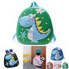 Lightweight Wear-resistant Anti-theft Shockproof Children's Backpack Dinosaur Design Polyester Fiber