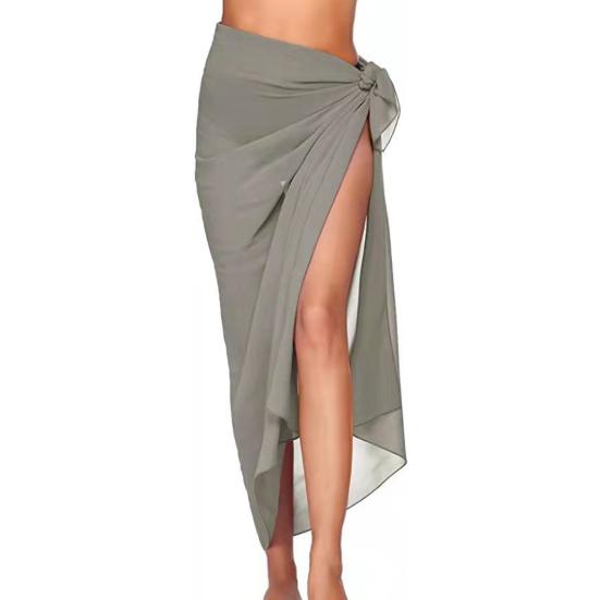 Fabulous Easy To Match Sexy Ultra Thin Anti-UV Sunscreen Beach Bikini Skirt for Holiday Summer