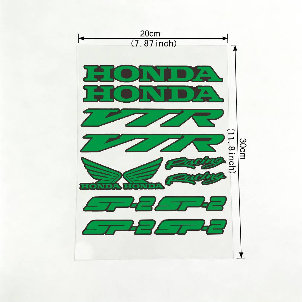 For HONDA VPR SP2 18 Colors Reflective Motorcycle Stickers Waterproof Vinyl Decals For Motorbike Helmet Fuel Tank Bike