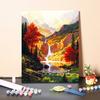 DIY Paint By Numbers Oil Painting Kit Canvas DIY Oil Painting By Numbers Wall Art Decorations for Home Gift Arts & Hobbies