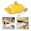 Ceramic Butter Dish Container Holder Kitchen Supplies Cheese Storage Box with Lid for