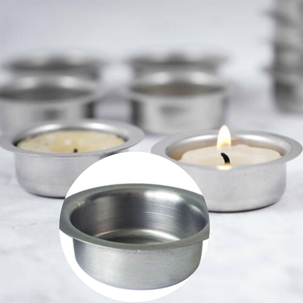Container Candle Cups Décor Hardware Home Stainless Steel
