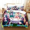 In Another World with My Smartphone Printed Bed Set Duvet Cover Pillowcase Bedding Set Linen Sheet Quilt Cover Full Queen Size