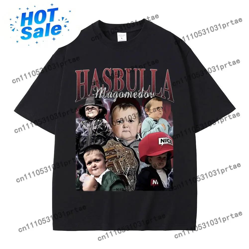 King Hasbulla Magomedov Vintage Graphic Tshirt Unisex Wounisex Casual Oversized Crewneck Tshirt Summer Unisexs Funny Fans Gift T Shirts