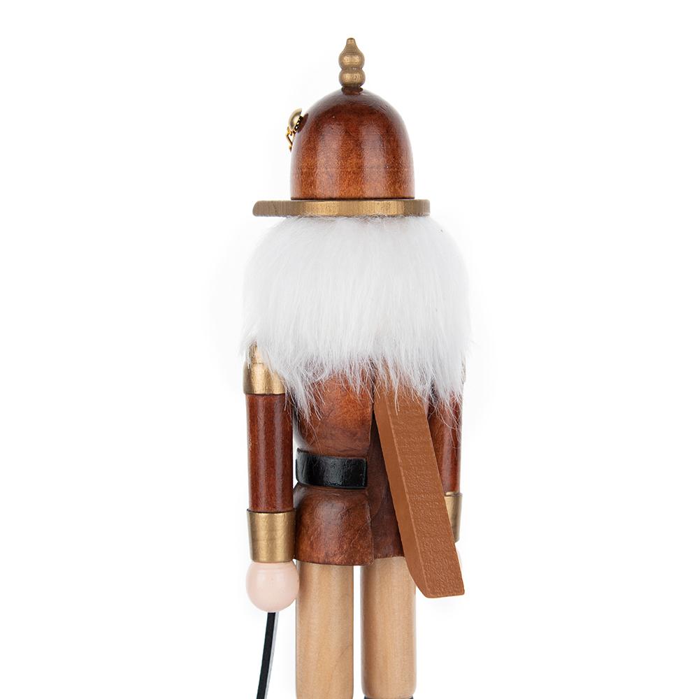 Vintage Cavalry-style Wooden Nutcracker
