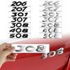 3D ABS Car Body Trunk Emblem Stickers For Peugeot 206 207 301 307 308 408 508 2008 3008 5008 107 Letter Badge Decal Accessories