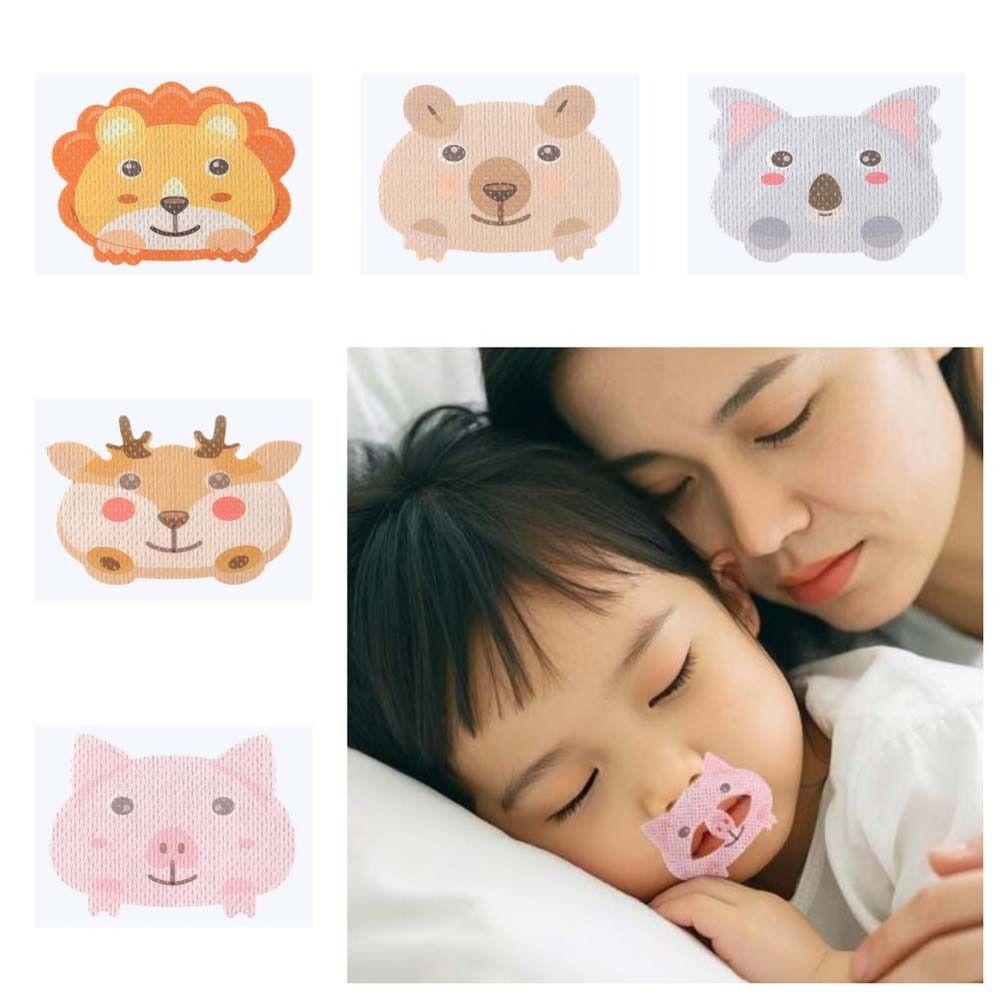 30Pcs/set Prevent Open Mouth Sleep Children Anti-Snoring Mouth Tape Stop Snoring Stickers Household