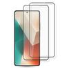 AMORUS 2Pcs For Xiaomi Redmi Note 13 4G Film Tempered Glass Full Glue Black Edge Screen Protector