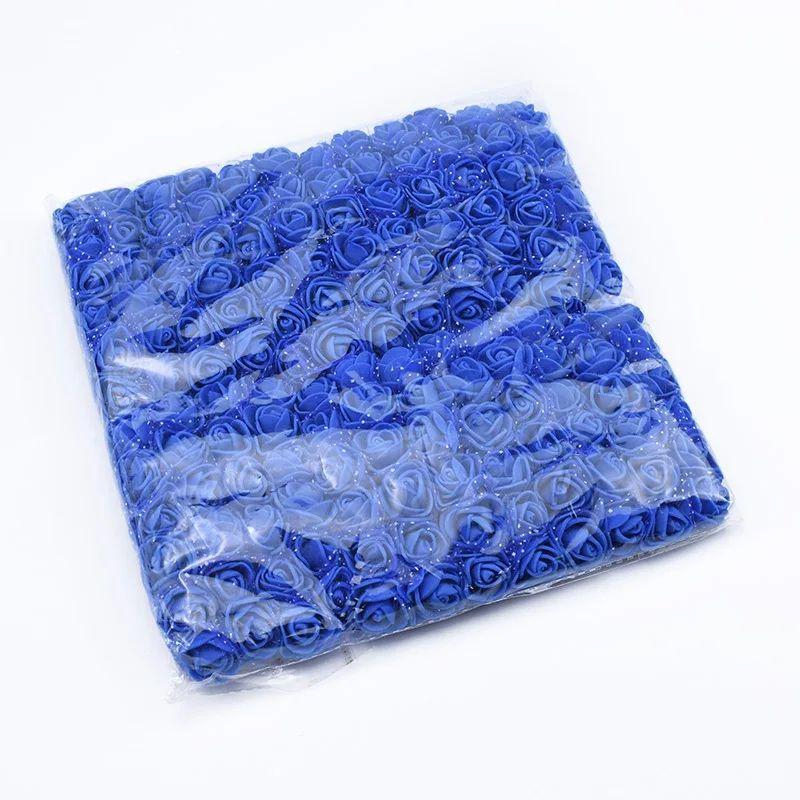 144 шт. Искусственный цветок из пенопластовой пряжи Роза Защита от ультрафиолета для улицы Рождественская садовая арка Венок Свадебный фестиваль Дом своими руками Коробка конфет